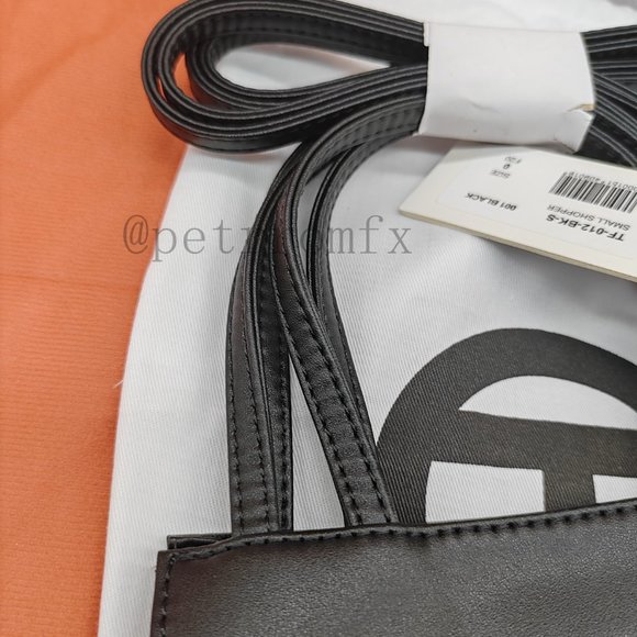 Telfar small black Shopping Bag tote - Picture 3 of 8